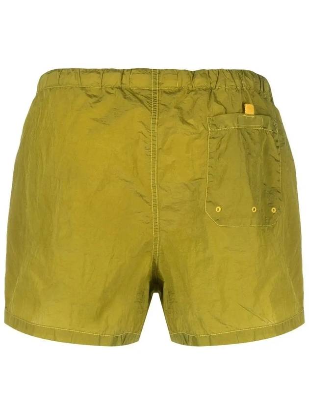 Wappen Patch Nylon Metal Swim Shorts Yellow - STONE ISLAND - BALAAN 4