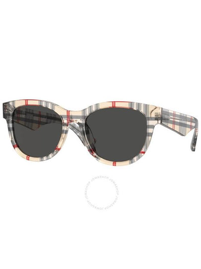 Eyewear Check Frame Sunglasses Beige - BURBERRY - BALAAN 2