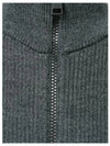 Men's ribbed zipup cardigan H17K500 011 055 - AMI - BALAAN 4