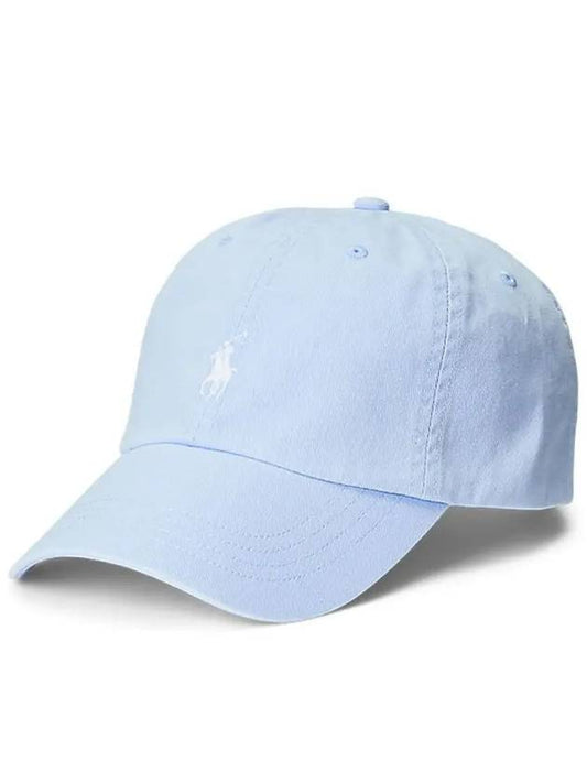 Embroidered Pony Logo Ball Cap Light Blue - POLO RALPH LAUREN - BALAAN 2