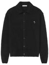 Wool Cardigan Black - ACNE STUDIOS - BALAAN 3