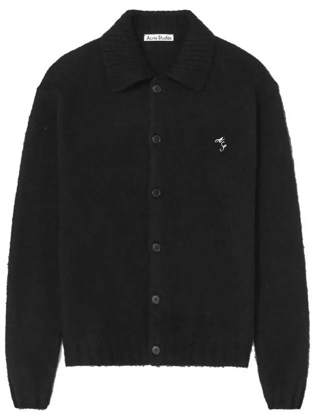 Wool Cardigan Black - ACNE STUDIOS - BALAAN 3