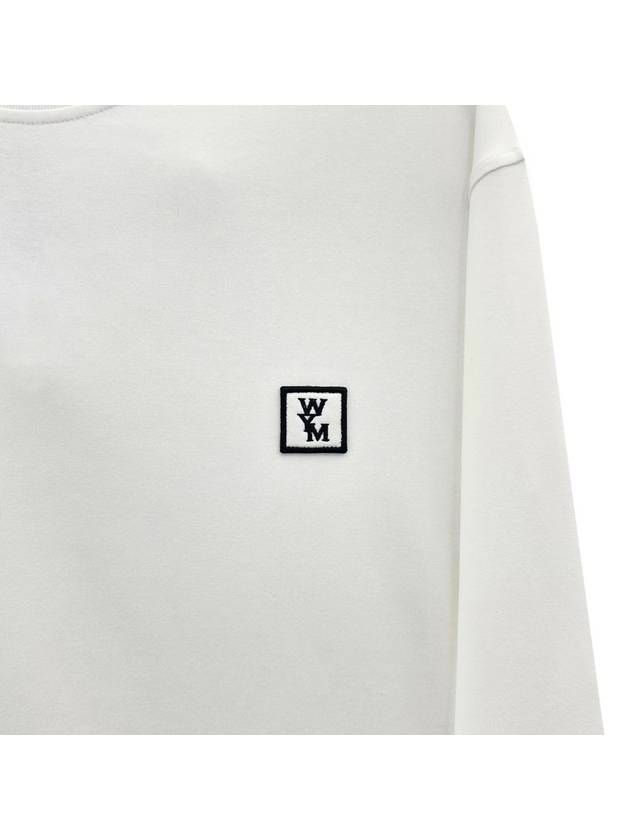 Men s back logo long sleeve t shirt white - WOOYOUNGMI - BALAAN 6