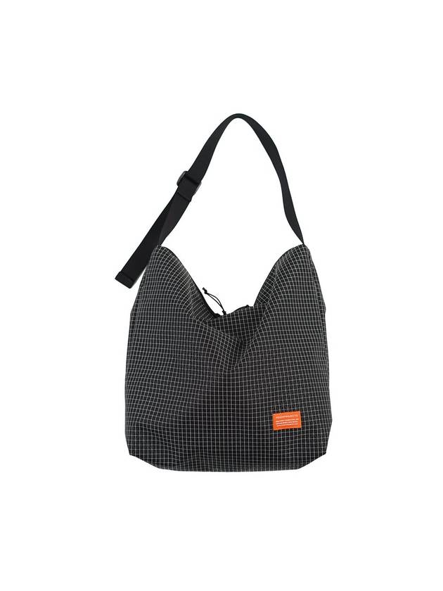 F137 Kangaroo Grid Stop Tote Bag Black - POSHPROJECTS - BALAAN 1