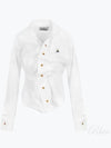 Drunken Logo Shirt White - VIVIENNE WESTWOOD - BALAAN 2