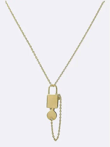 11032563 0004 pk 15233 18K Gold Lock and Key Necklace - TASAKI - BALAAN 1