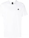 Satellite Logo Crew Neck Short Sleeve T-Shirt White - MOOSE KNUCKLES - BALAAN 2