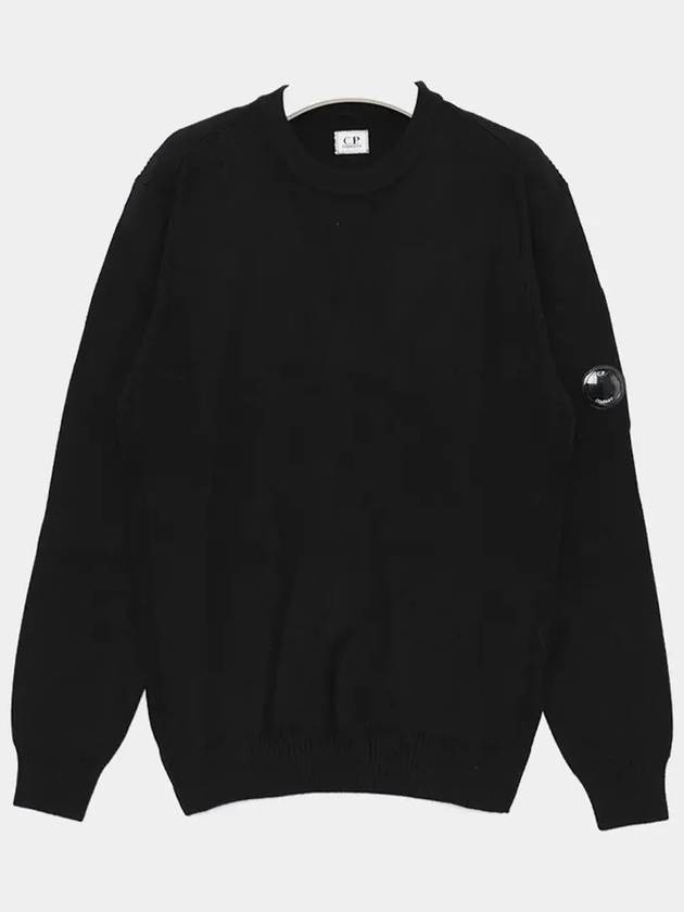 Lens Detail Knit Top Black - CP COMPANY - BALAAN 3