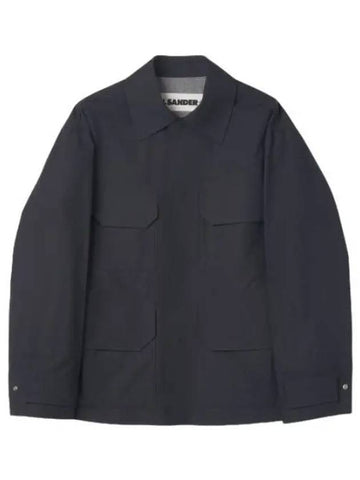 sports jacket dark blue jumper - JIL SANDER - BALAAN 1