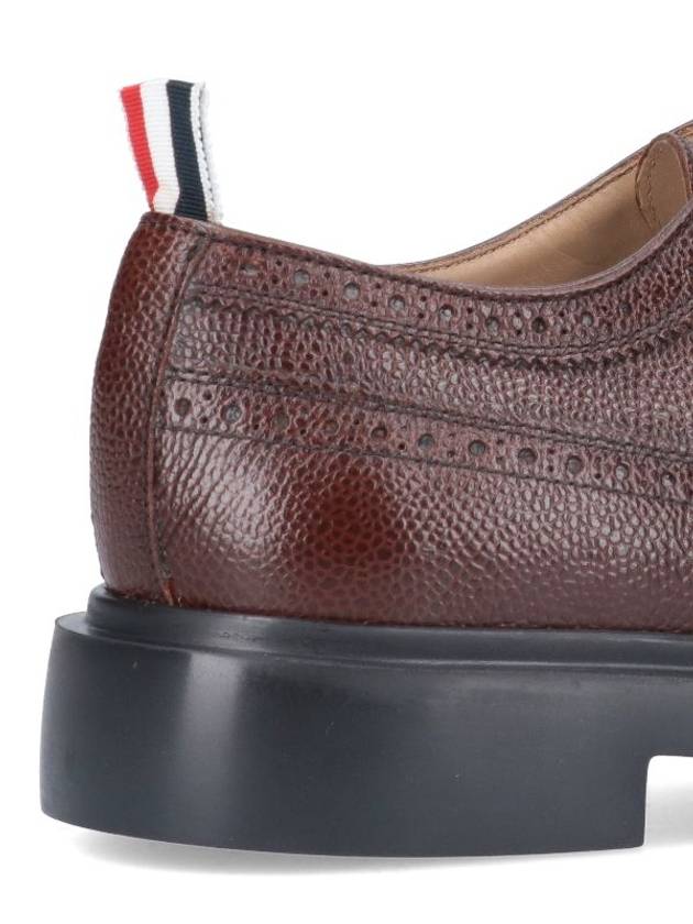 Classic Long Wing Leather Brogue Brown - THOM BROWNE - BALAAN 4