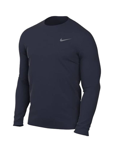 Men's Team Legend Long Sleeve T-Shirt Navy - NIKE - BALAAN 1