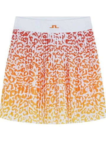 Women s Golf BINX Vince Print Skirt Leo Reflect Sunset - J.LINDEBERG - BALAAN 1