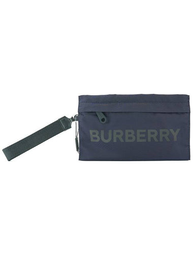 Strap Pouch 80528411 Nylon Navy Women's Bag Pouch Bag Women - BURBERRY - BALAAN 1