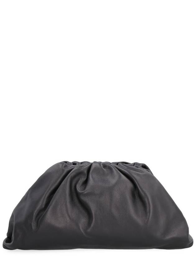 Nappa Pouch Dumpling Clutch Bag Black - BOTTEGA VENETA - BALAAN 2