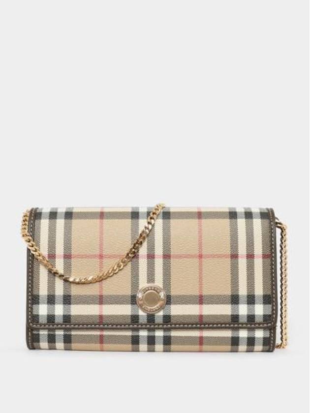 Check Chain Strap Cross Bag Archive Beige - BURBERRY - BALAAN 2