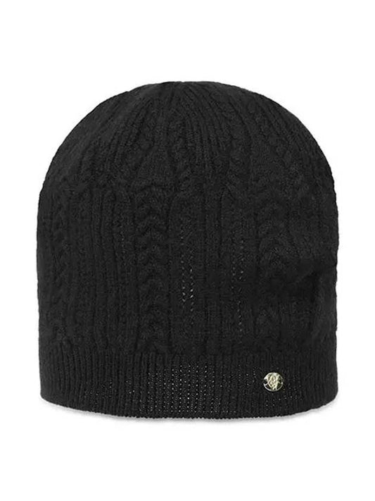 HAT51415 BK Selby Black Cashmere Knit Beanie - HELEN KAMINSKI - BALAAN 1