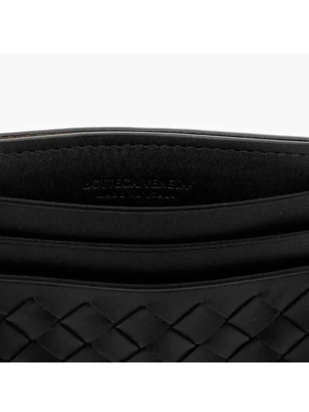 Intrecciato Card Wallet Black - BOTTEGA VENETA - BALAAN 4