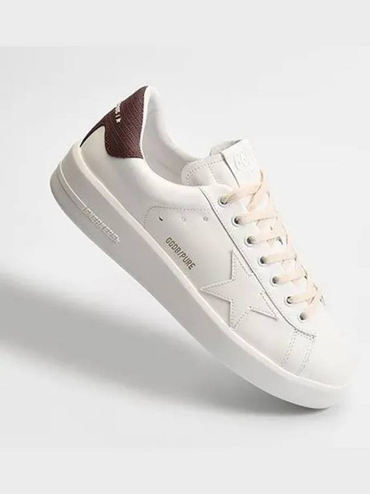 F003251 Pure Sneakers White Burgundy - GOLDEN GOOSE - BALAAN 2