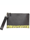 Banana Print Strap Clutch Bag Black - PRADA - BALAAN 2