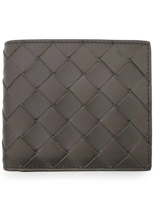 Intrecciato Leather Half Wallet Brown - BOTTEGA VENETA - BALAAN 2