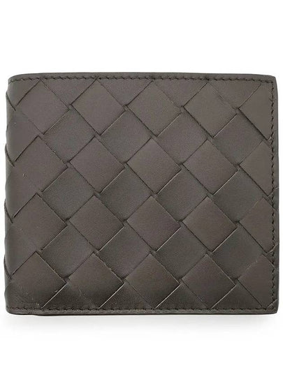 Intrecciato Leather Half Wallet Brown - BOTTEGA VENETA - BALAAN 2