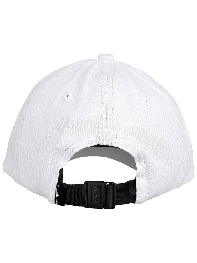 6 Panel Ball Cap White - STONE ISLAND - BALAAN 6