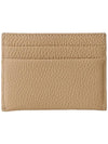 TB Grainy Leather Card Wallet Haute Beige - BURBERRY - BALAAN 4