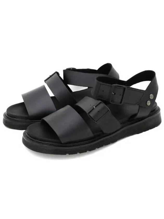 SPMA07PRT Unisex Height 4cm Two-Strap Sandals Black - SUPENER - BALAAN 4