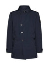 Wappen Patch Single Breasted Jacket Navy - STONE ISLAND - BALAAN 2