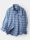 Forest Memory Check Shirt Blue - INDUST - BALAAN 2