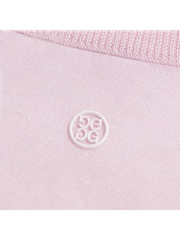 Talk Buddy To Me Crew Neck Merino Wool Knit Top Pink - G/FORE - BALAAN 5