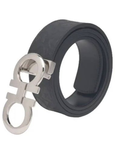 Ferragamo adjustable length reversible Gancini belt black - SALVATORE FERRAGAMO - BALAAN 1