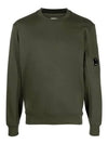 Diagonal Raised Fleece Sweatshirt Ivy Green - CP COMPANY - BALAAN 2