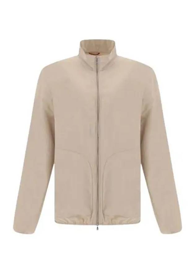 High Neck Track Zip-Up Jacket Beige - BRUNELLO CUCINELLI - BALAAN 2