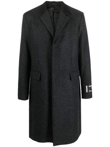 Tailored Wool Blend Single Coat Dark Grey - ACNE STUDIOS - BALAAN 1