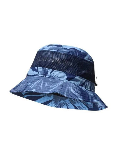 Men's Denver Print Bucket Hat Hibiscus Blue - J.LINDEBERG - BALAAN 1