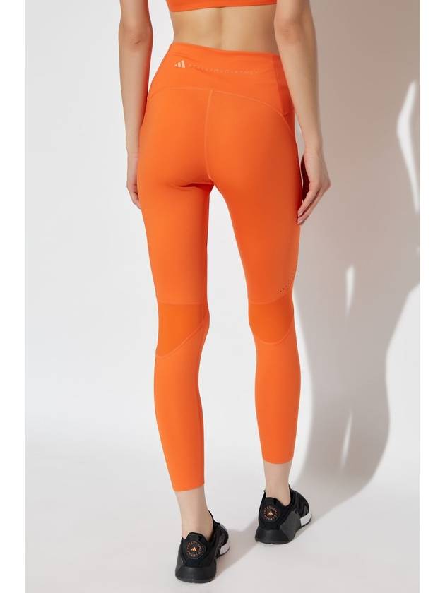 ADIDAS By Stella McCartney Logo Leggings, Women's, Orange - ADIDAS - BALAAN 4