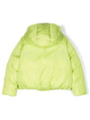 MM6 Margiela Kids Back Logo Hooded Padded Jacket Neon - MAISON MARGIELA - BALAAN 3