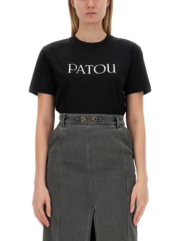 T-SHIRT CON STAMPA LOGO - PATOU - BALAAN 1