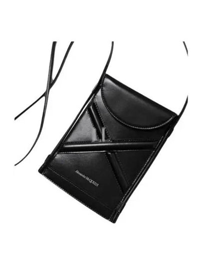 Curve Micro Calfskin Cross Bag Black - ALEXANDER MCQUEEN - BALAAN 2