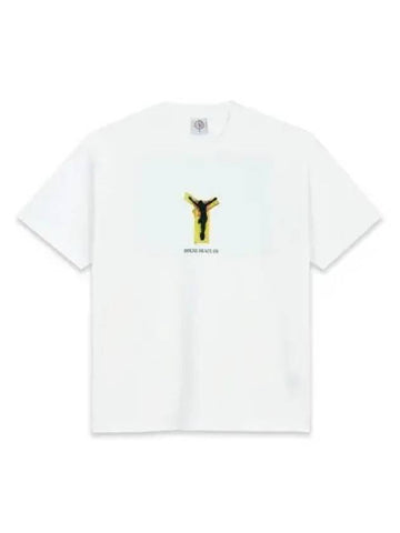 POLAR Exam Short Sleeve T Shirt White - POLAR SKATE CO. - BALAAN 1