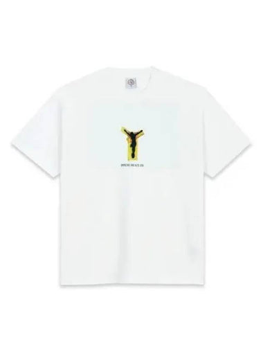 POLAR Exam Short Sleeve T Shirt White - POLAR SKATE CO. - BALAAN 1