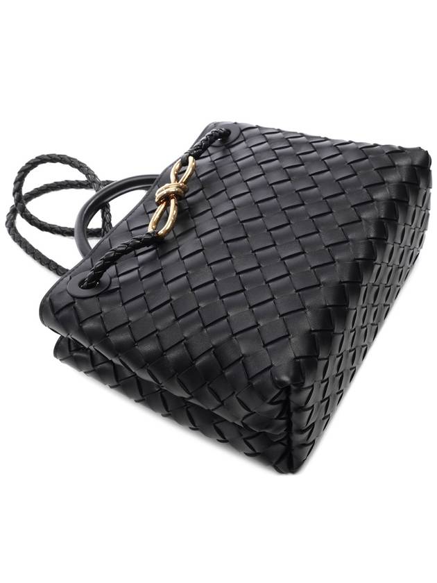 Andiamo Small Tote Bag Black - BOTTEGA VENETA - BALAAN 6