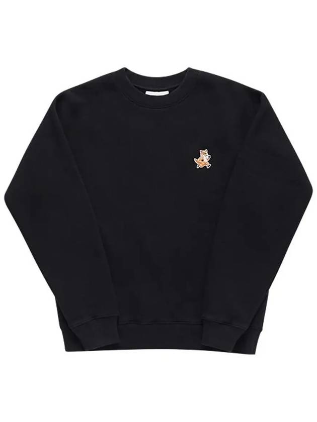 Speedy Fox Patch Comfort Sweatshirt Black - MAISON KITSUNE - BALAAN 5