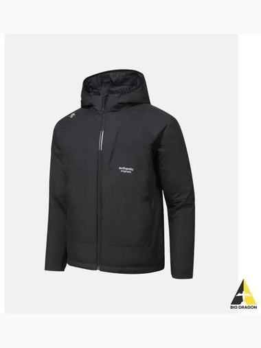 Running hooded multi padded jacket black SP423RPDO2 - DESCENTE - BALAAN 1