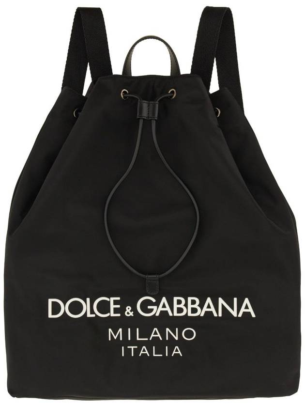 Dolce & Gabbana Nylon Backpack - DOLCE&GABBANA - BALAAN 1