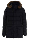 CLUNY Coyote fur hood padding black 1B525 02 68352 999 - MONCLER - BALAAN 1