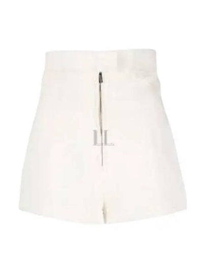 Le Short Areia High-Waisted Mini Shorts Off White - JACQUEMUS - BALAAN 2