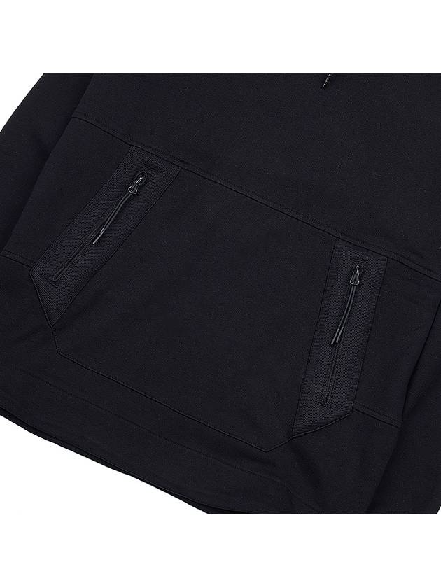 Lens Wappen Hoodie Black - CP COMPANY - BALAAN 8