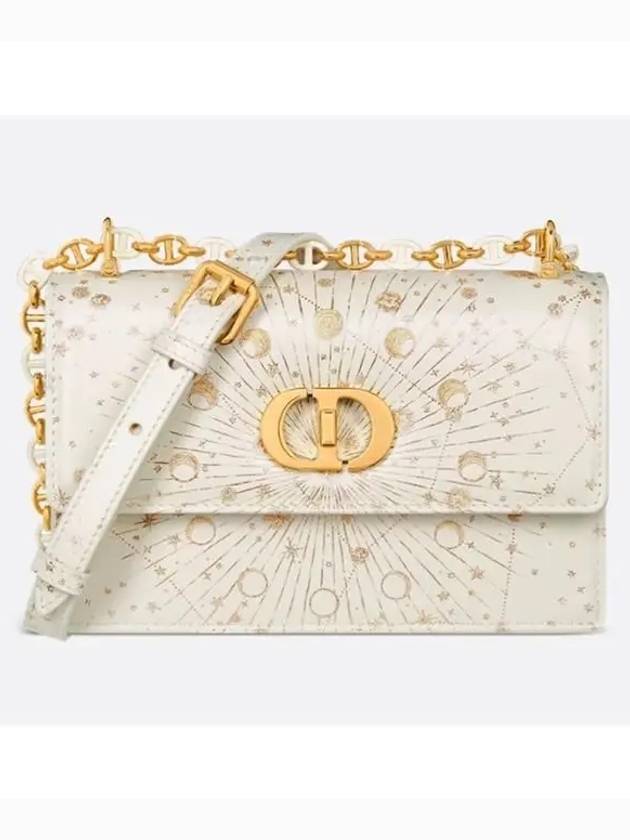 Miss Caro Gold Tone Dior Astral Print Mini Bag Cross Bag Latte - DIOR - BALAAN 2